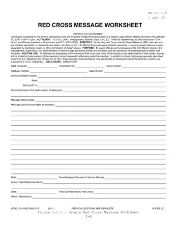 Red Cross Message Worksheet Army Form Preview