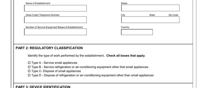 part 1 to filling in refrigerant recovery paperwork