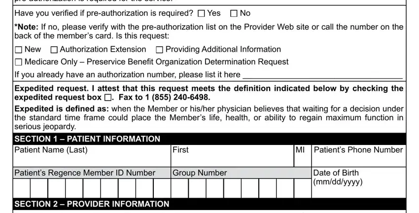 example of fields in regence blue shield of washington prescription drug authorization form