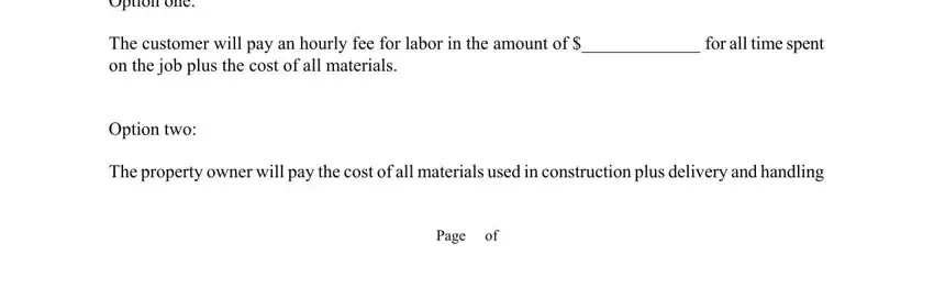 Entering details in remodeling documents step 5