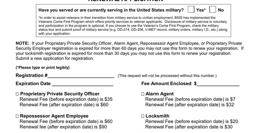 portion of empty spaces in Renew Guard Card