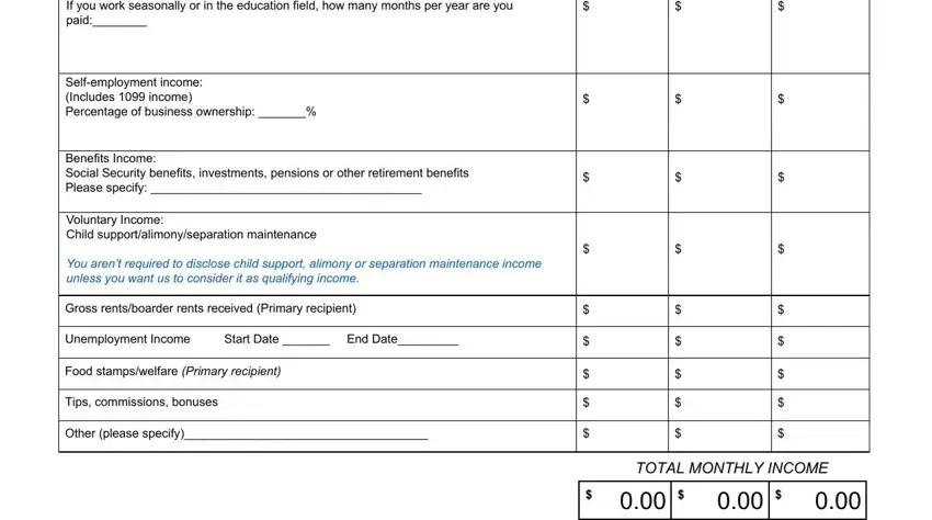 Filling in rma form stage 5