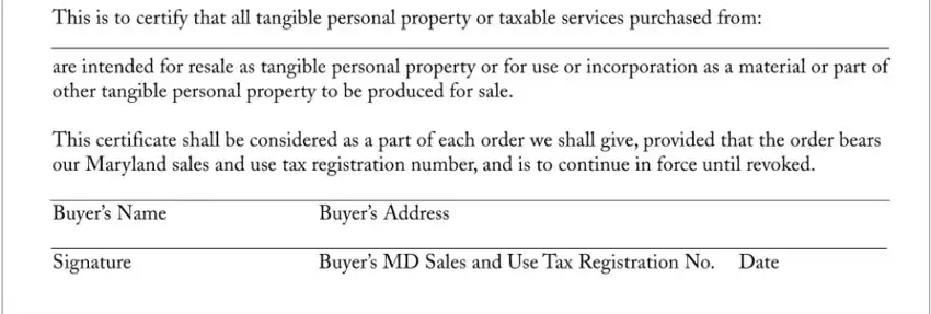 portion of gaps in maryland resale certificate fill in