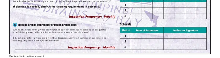 step 4 to completing restaurant cleaning checklist template excel