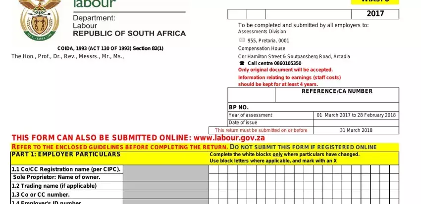 portion of spaces in was8 form 2021