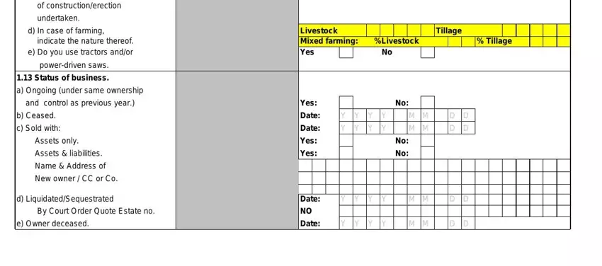 Entering details in was8 form 2021 step 3