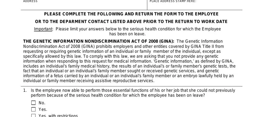 step 2 to filling out what is a fit to work medical certificate
