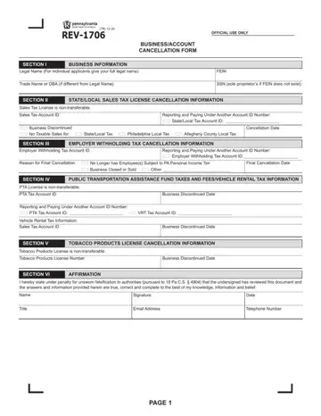 Rev 1706 Tax Form Preview