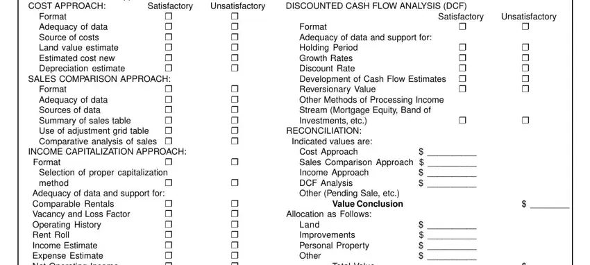 real estate appraisal review form Comments, and ReviewFormNo blanks to insert