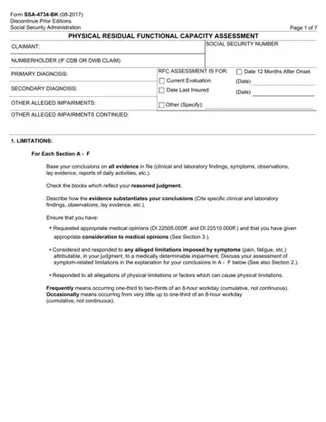 Rfc Assessment Form Preview