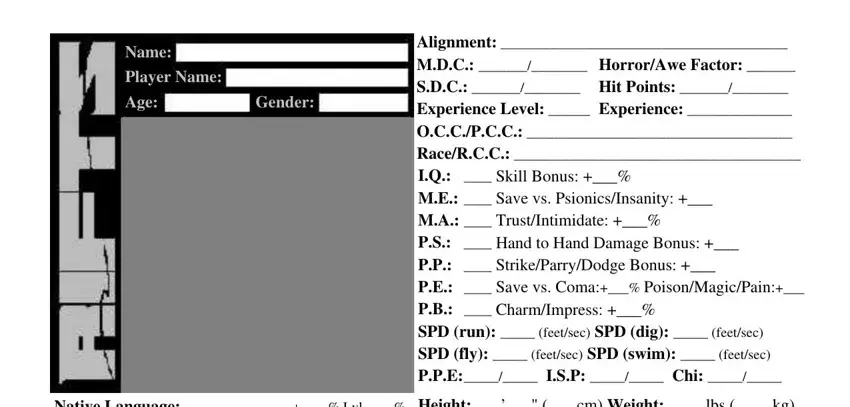 rifts character sheets fillable blanks to consider