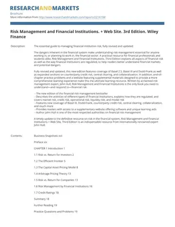 Risk Management Financial Institutions Form Preview