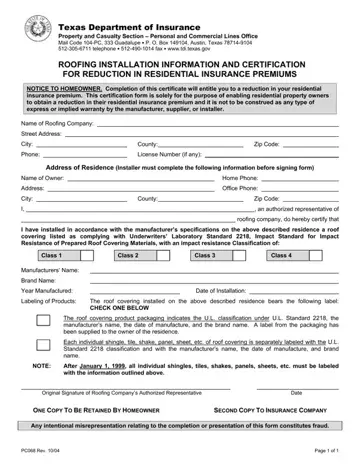 Roofing Certificate Of Completion Form Preview