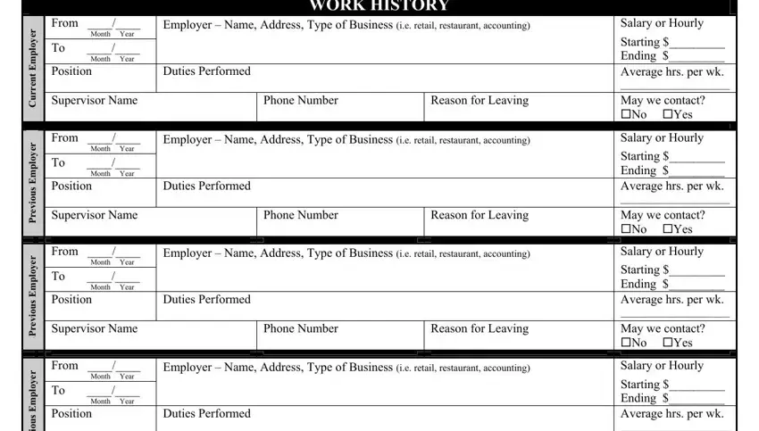 step 4 to completing rue 21 job application form online