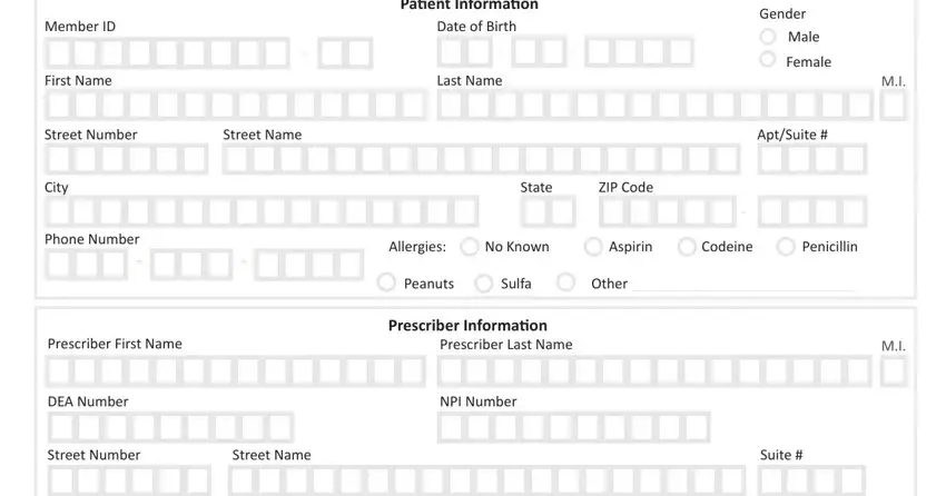 example of blanks in humana prescription form fax