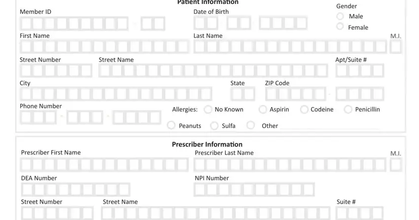 example of blanks in humana prescription fax form