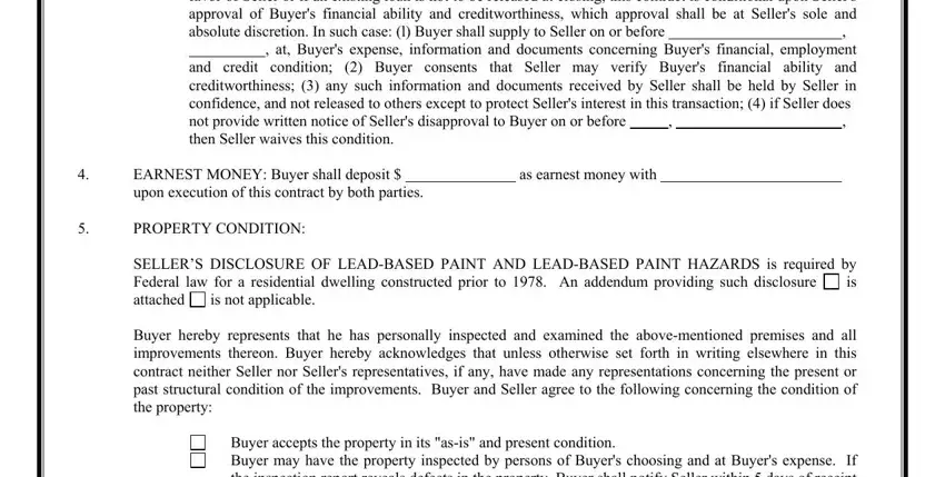 part 5 to entering details in georgia real estate comtract