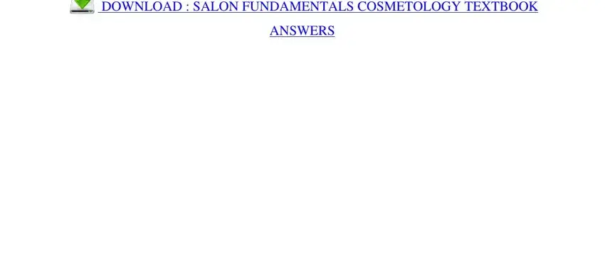 portion of fields in salon fundamentals esthetics answer key pdf