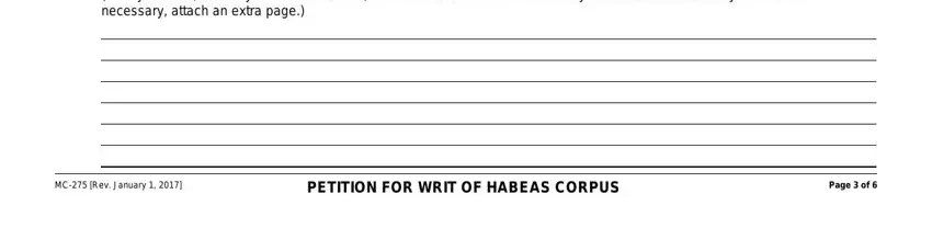 Supporting cases rules or other, MC Rev January, PETITION FOR WRIT OF HABEAS CORPUS, and Page  of in habeas corpus child