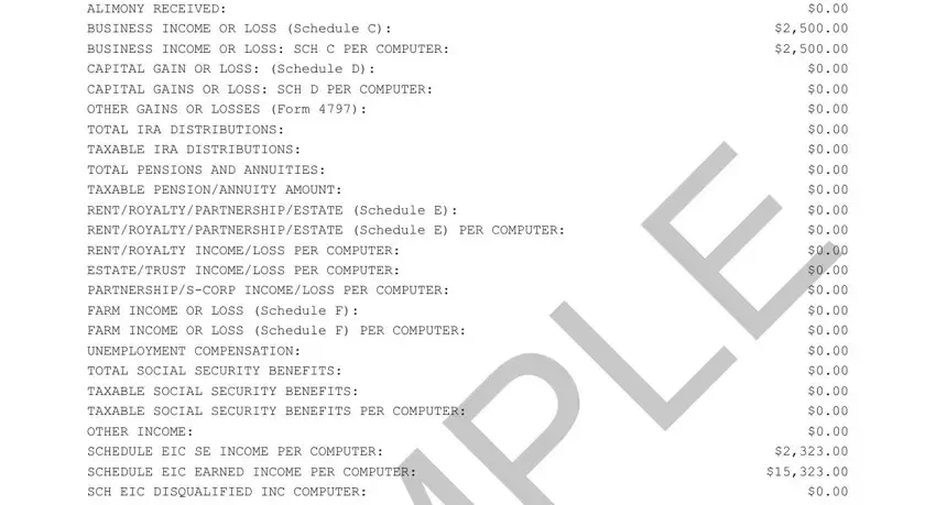 stage 2 to completing tax return sample