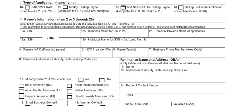 portion of gaps in sams 1111 form