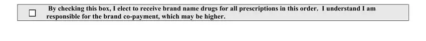 Entering details in sav rx prior authorization form step 3