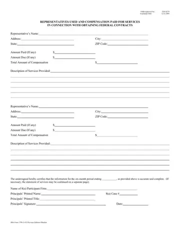 Sba Form 1790 Preview
