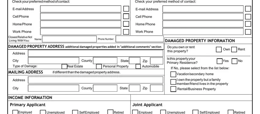 stage 2 to filling out sba 5c business