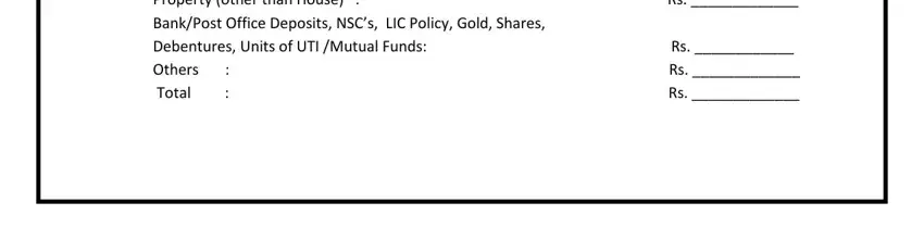 sbi personal loan documents pdf Other Assets owned by  Self fields to fill out