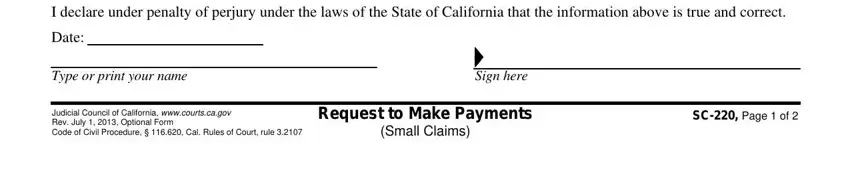 Finishing sc 220 form california part 3