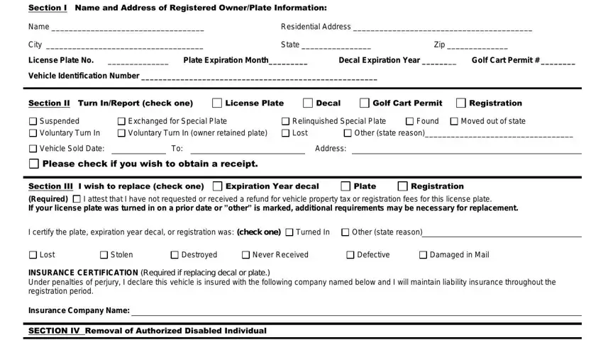 writing sc dmv form 452 part 1