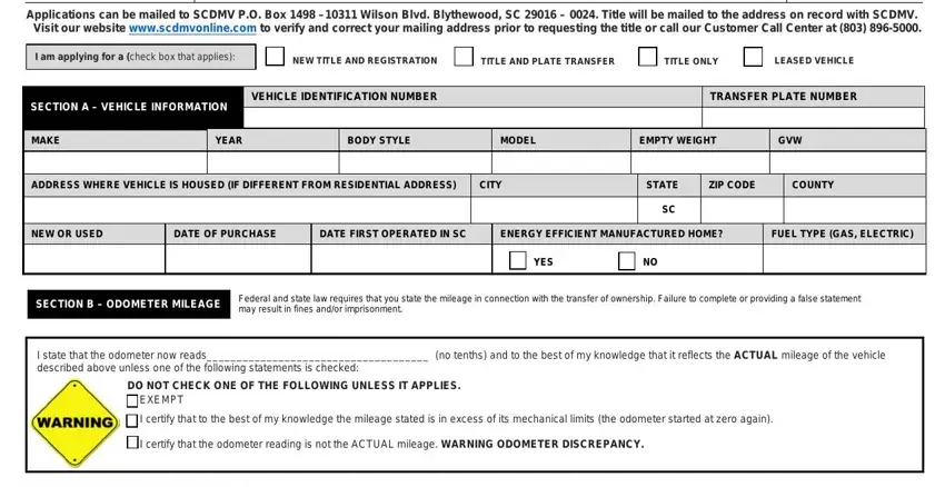 form 400 sc dmv spaces to fill in