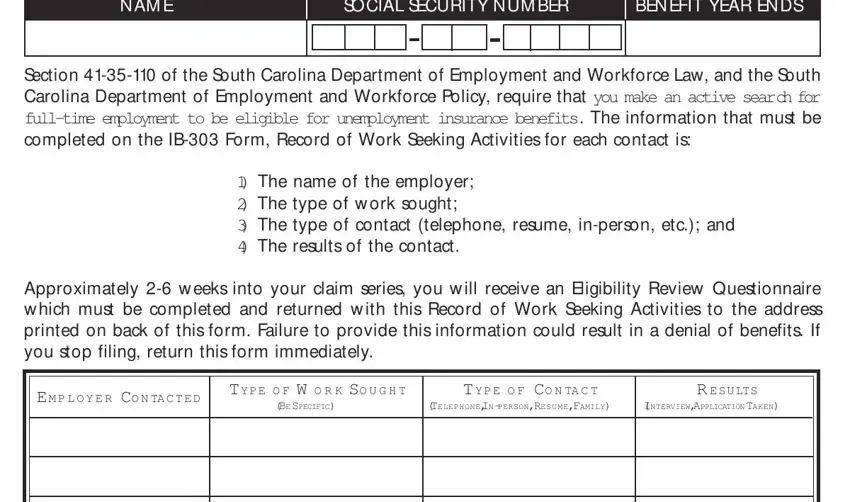 portion of fields in ucb 303 printable