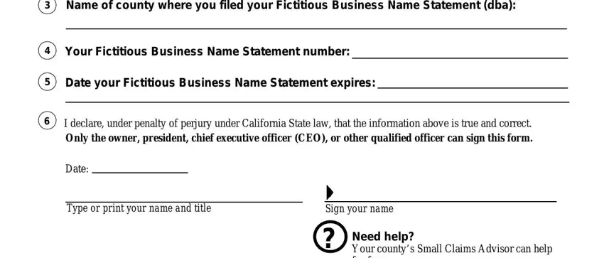 part 2 to entering details in sc103 small claims form