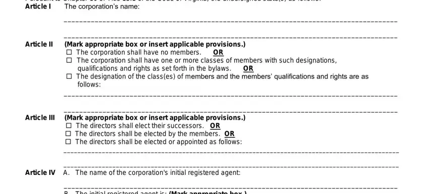 part 3 to completing va articles