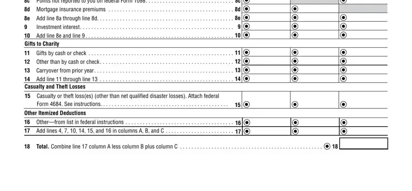 stage 5 to entering details in schedule ca 540 instructions