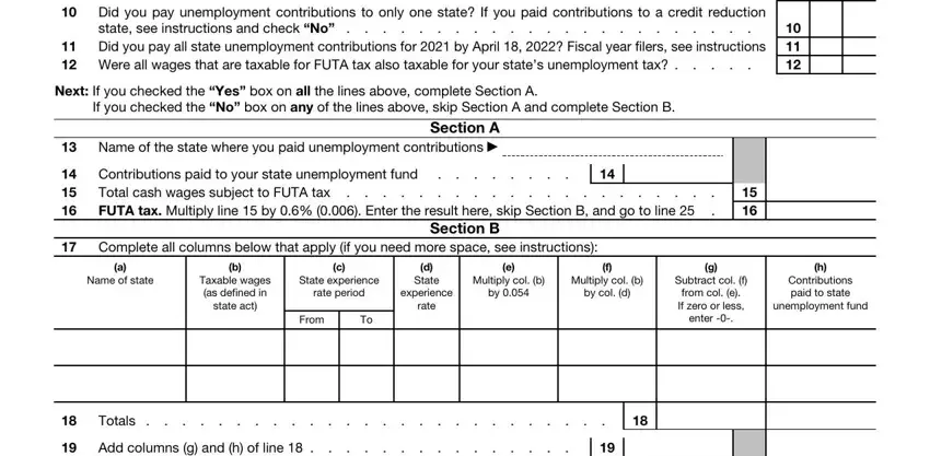 step 4 to filling out irs schedule h form 1040