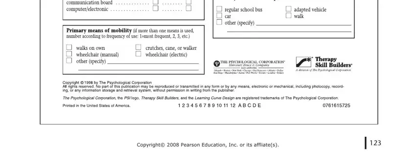 part 2 to filling out school functioning assessment