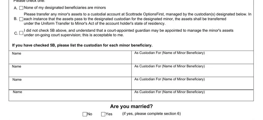 stage 5 to filling out form fill in print out for transfer of death deed