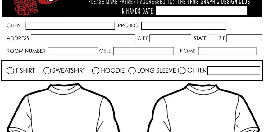 filling in tshirt template pdf stage 1