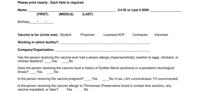 example of blanks in flu shot consent form