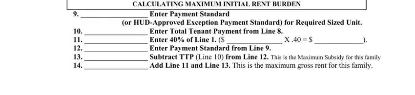 part 3 to entering details in section 8 rent calculator