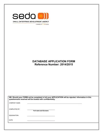 Seda Funding Application Form Preview