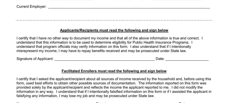 Entering details in declaration income online part 2