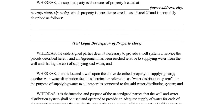 Shared Well Agreement Form ≡ Fill Out Printable PDF Forms Online