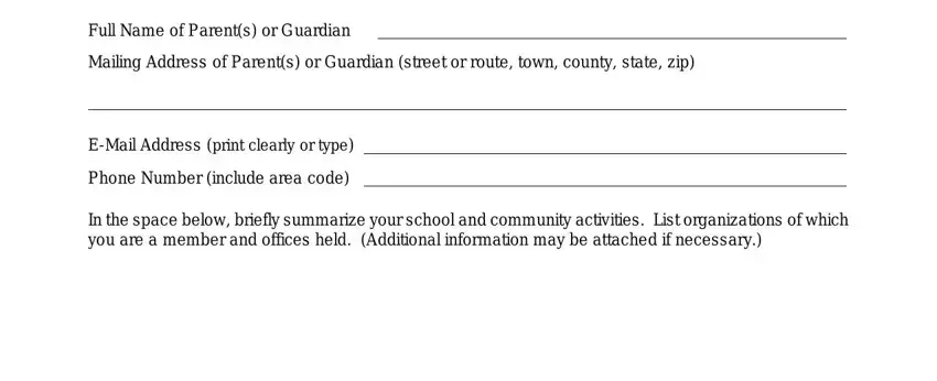 step 2 to completing shelter insurance scholarship application