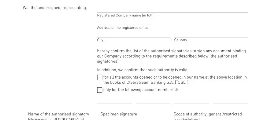 signature specimen sample blanks to consider