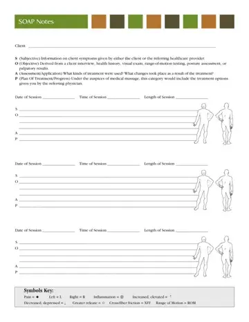 Soap Note Template Form Preview