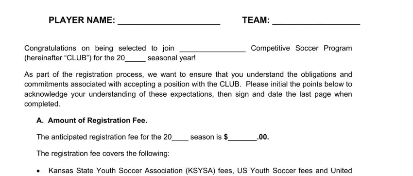 Soccer Player Contract Form ≡ Fill Out Printable PDF Forms Online