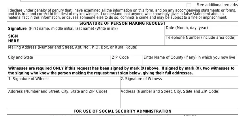 part 2 to entering details in ssa form 521